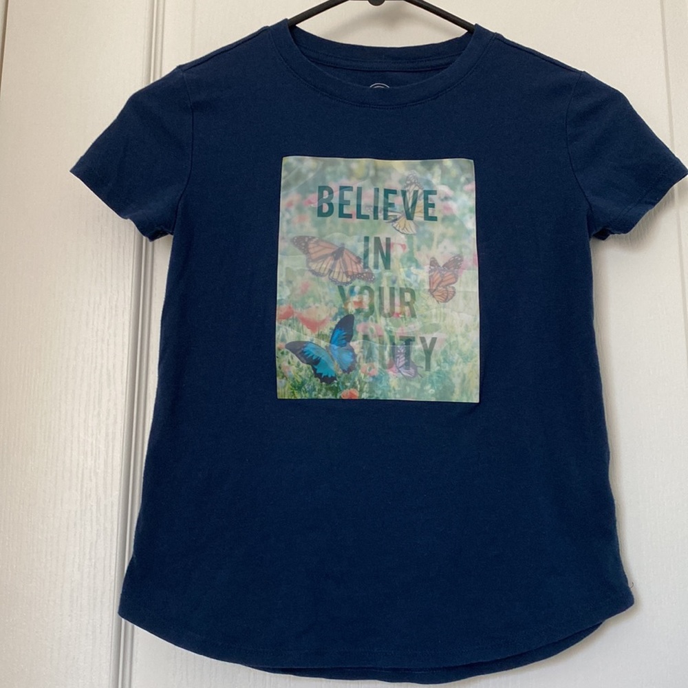 Graphic hologram t-shirt